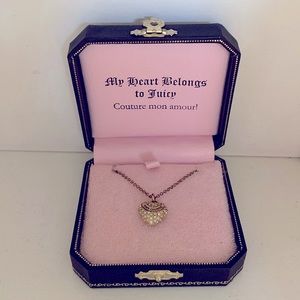 Juicy Couture Gold Heart Pendant Necklace